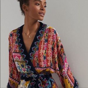 Anthropologie Patterned Robe